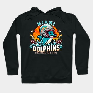 miami dolphins game score Hoodie